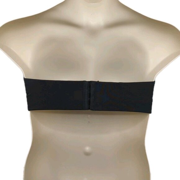 Lane Bryant Cacique Bra Multi Way Strapless Bare Solution 38DD Black - Picture 5 of 10